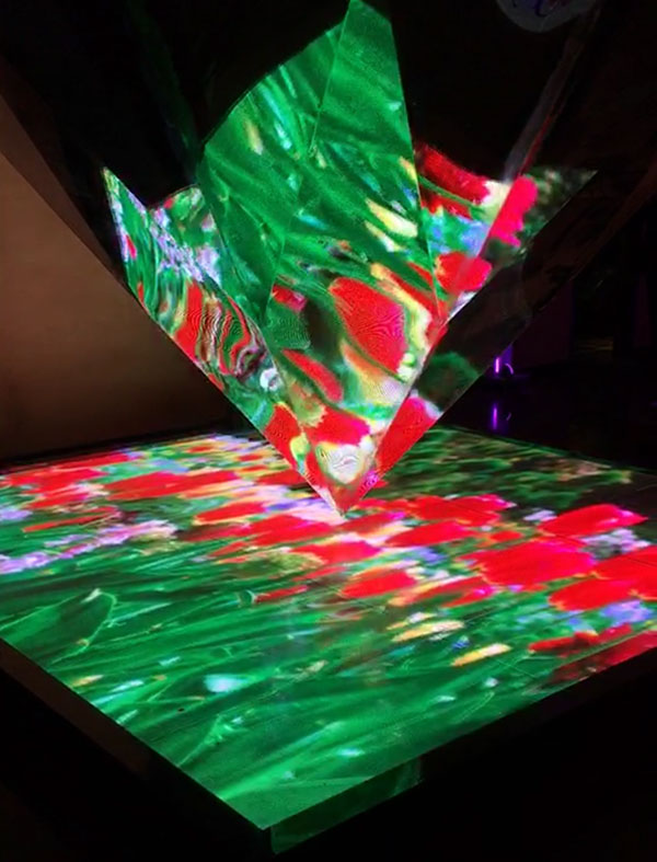 惠州月亮宫大酒店P3.91钻石LED地砖屏