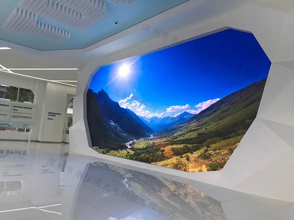 浙江嘉兴科技展馆室内高清P2.5LED异形屏